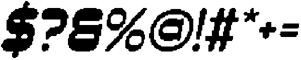 CS Climate Pixel Regular otf (400) Font OTHER CHARS