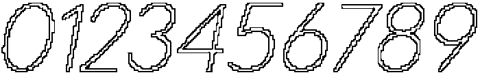 CS Clingan Pixel Outline otf (400) Font OTHER CHARS
