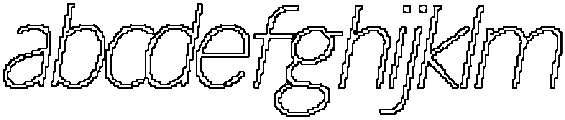 CS Clingan Pixel Outline otf (400) FONT