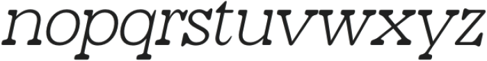 CS Collagen Italic otf (400) Font LOWERCASE