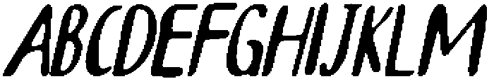 CS Cormac Drawn Italic otf (400) Font UPPERCASE