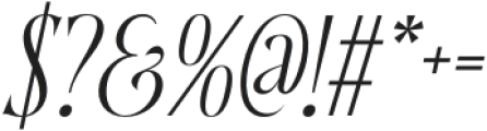 CS Courtesy Italic otf (400) Font OTHER CHARS