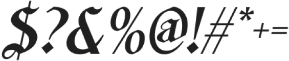 CS Crackle Italic otf (400) Font OTHER CHARS