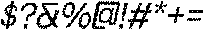CS Cruise Disco Italic otf (400) Font OTHER CHARS