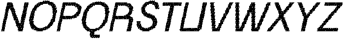 CS Cruise Disco Italic otf (400) Font UPPERCASE