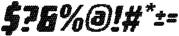 CS Cybera Disco Italic otf (400) Font OTHER CHARS