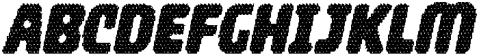 CS Cybera Disco Italic otf (400) Font UPPERCASE