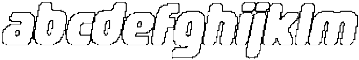 CS Cybera Pixel Outline otf (400) FONT