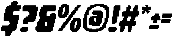 CS Cybera Pixel Regular otf (400) Font OTHER CHARS