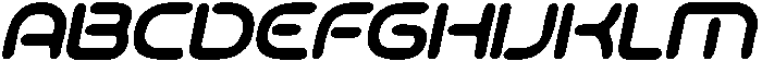 CS Cypher Drawn Italic otf (400) Font UPPERCASE