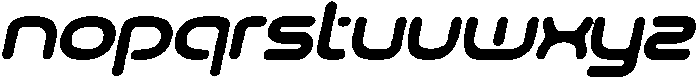 CS Cypher Drawn Italic otf (400) Font LOWERCASE