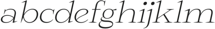 CS Daily Italic otf (400) Font LOWERCASE