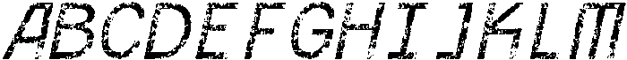 CS Daine Mono Stamp Italic otf (400) Font UPPERCASE