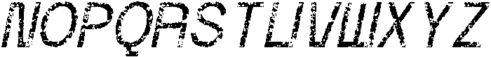 CS Daine Mono Stamp Italic otf (400) Font UPPERCASE