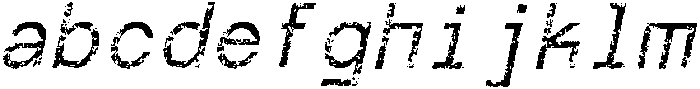 CS Daine Mono Stamp Italic otf (400) FONT