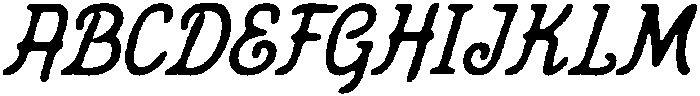 CS Dainty Drawn Italic otf (400) Font UPPERCASE