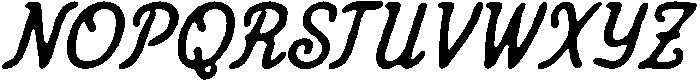 CS Dainty Drawn Italic otf (400) Font UPPERCASE