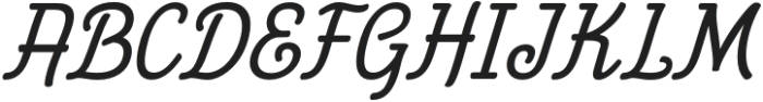 CS Dainty Italic otf (400) Font UPPERCASE