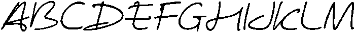 CS Daisha Italic otf (400) Font UPPERCASE