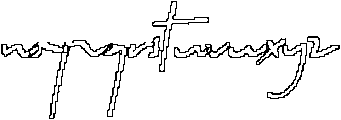 CS Daisha Pixel Outline otf (400) Font LOWERCASE