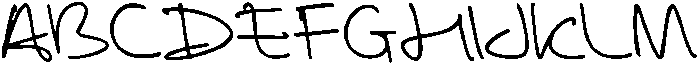 CS Daisha Reverse Italic otf (400) Font UPPERCASE