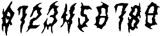 CS Damage Drawn Italic otf (400) Font OTHER CHARS