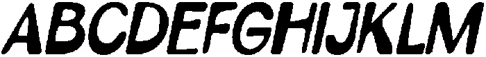 CS Damaris Drawn Italic otf (400) Font UPPERCASE