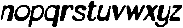 CS Damaris Drawn Italic otf (400) Font LOWERCASE