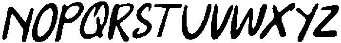 CS Damita Drawn Italic otf (400) Font UPPERCASE