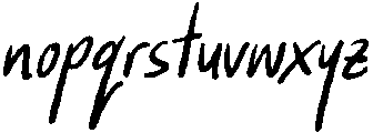 CS Damita Italic otf (400) Font LOWERCASE