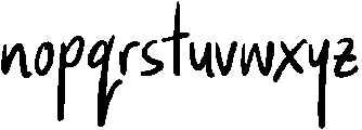 CS Damita Regular otf (400) Font LOWERCASE