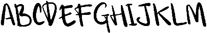 CS Damita Reverse Italic otf (400) Font UPPERCASE
