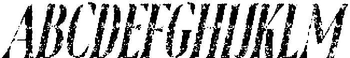CS Damon Stamp Italic otf (400) Font UPPERCASE