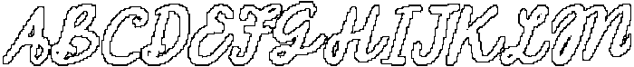 CS Danica Pixel Outline otf (400) Font