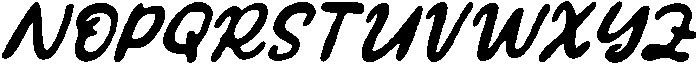 CS Darla Drawn Italic otf (400) Font UPPERCASE