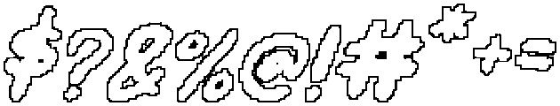 CS Darla Pixel Outline otf (400) Font OTHER CHARS