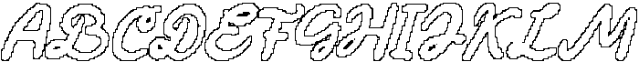 CS Darla Pixel Outline otf (400) Font