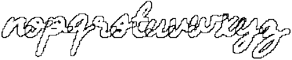 CS Darla Pixel Outline otf (400) Font LOWERCASE