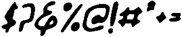CS Darlene Drawn Italic otf (400) Font OTHER CHARS