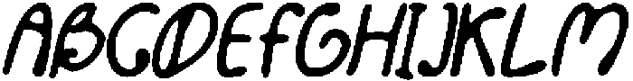 CS Darlene Drawn Italic otf (400) Font UPPERCASE