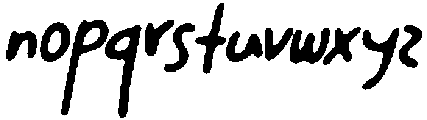 CS Darlene Drawn Italic otf (400) Font LOWERCASE