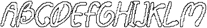 CS Darlene Pixel Outline otf (400) Font