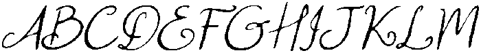 CS Darlings Drawn Italic otf (400) Font UPPERCASE
