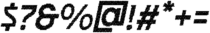CS Darvish Disco Italic otf (400) Font OTHER CHARS