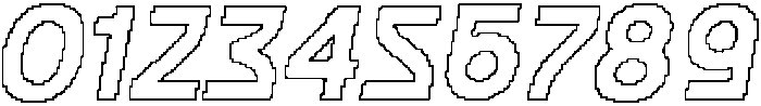 CS Darvish Pixel Outline otf (400) Font OTHER CHARS