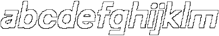 CS Darvish Pixel Outline otf (400) FONT