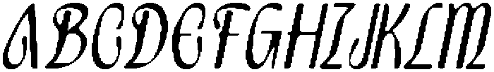 CS Delaney Drawn Italic otf (400) Font UPPERCASE