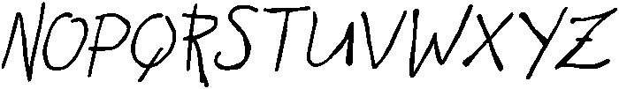 CS Dencha Italic otf (400) Font UPPERCASE