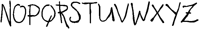 CS Dencha Regular otf (400) Font UPPERCASE