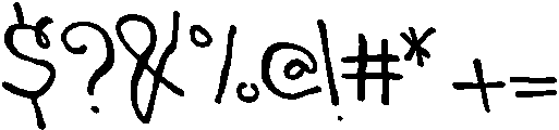 CS Dencha Reverse Italic otf (400) Font OTHER CHARS